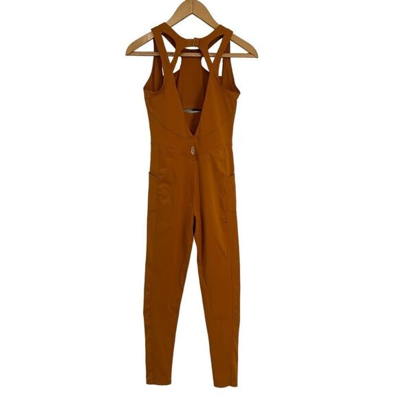 NWOT Free People Movement Breakaway Onesie Ochre Orange, S - Picture 6 of 14